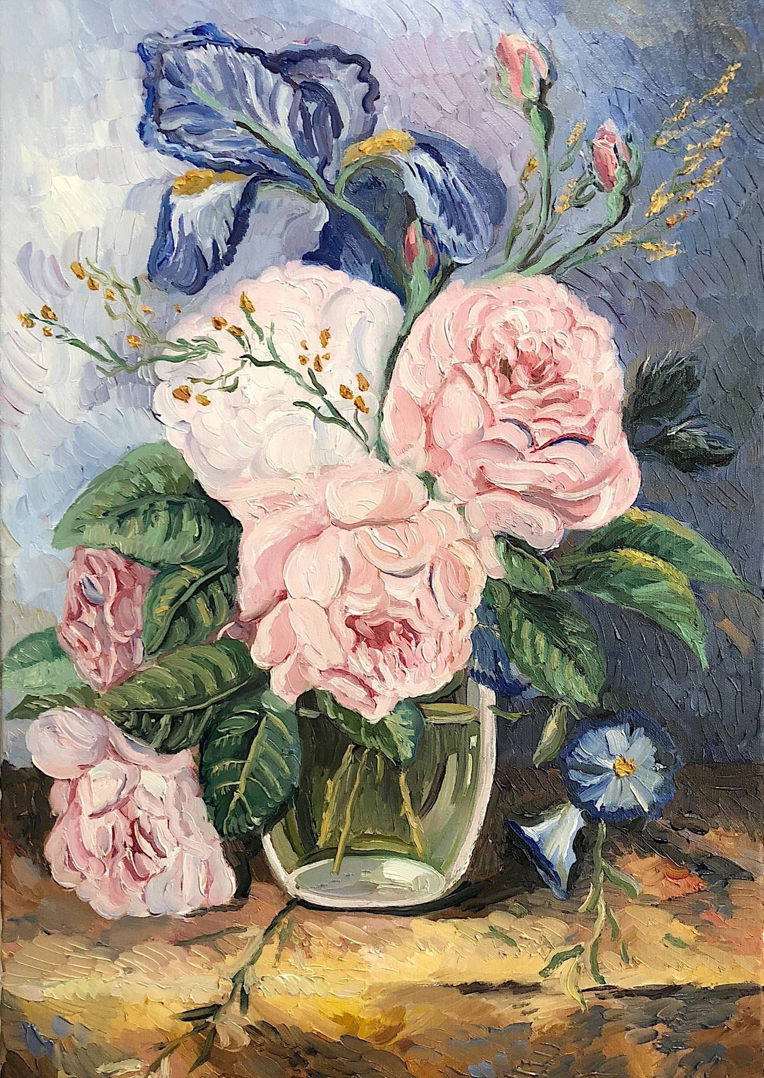 綻放的生命 90后畫家沈秋斌花卉與蔬菜油畫作品欣賞